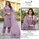 Serine S 1082 Roman silk havy Embroidery with khatli work & cutwork with gpo laces