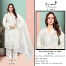 Serine S 1004 Classic Slub Embroidery Work With Cutwork Designer Suit