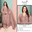 Serine S 1004 Classic Slub Embroidery Work With Cutwork Designer Suit