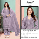 Serine S 1004 Classic Slub Embroidery Work With Cutwork Designer Suit
