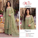 Motifz 5537 Organza Embroidered Suit With Bits Work Designer Pakistani Suit