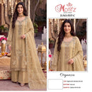 Motifz 5537 Organza Embroidered Suit With Bits Work Designer Pakistani Suit
