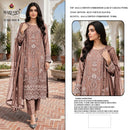 Maryams M 964 Ragga Chiffon Suit With Embroidery & Khatli Worked Pakistani Suits