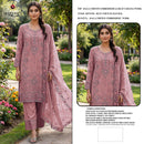 Maryams M 951 Ragga Chiffon Suit With Embroidery & Khatli Worked Pakistani Suits