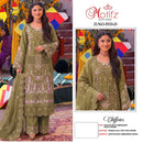 Motifz 5533 Chiffon Suit With Embroidery & Khatli Worked Pakistani Suits