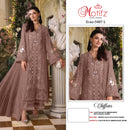 Motifz 5407 Chiffon Embroidered Khatli Work Pakistani Suit