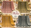 Motifz 5407 Chiffon Embroidered Khatli Work Pakistani Suit