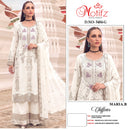 Motifz 5484 Chiffon Embroidered Suit With Khatli Worked Pakistani Suits