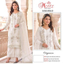Motifz 5531 Organza Embroidered Khatli Work Pakistani Suit
