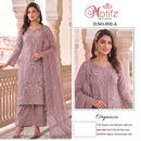 Motifz 5531 Organza Embroidered Khatli Work Pakistani Suit