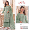 Motifz 5531 Organza Embroidered Khatli Work Pakistani Suit