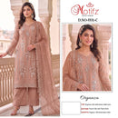 Motifz 5531 Organza Embroidered Khatli Work Pakistani Suit