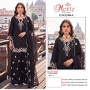 Motifz R 1560 Satin Chiffon Embroidered Khatli Work Pakistani Suit