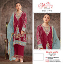 Motifz R 1179 Organza Suit With Embroidery & Zarkan Worked Pakistani Suits