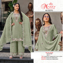 Motifz R 1321 Chinnon Embroidered Readymade Suit With Khatli Worked Pakistani Suits