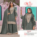 Motifz R 1327 Chinnon Embroidered Designer Suit With Khatli Worked Pakistani Suits