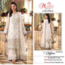 Motifz 5534 Chiffon Embroidered Suit With Khatli Work & Back Worked Pakistani Suits