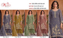Motifz 5541 Gold Chiffon Suit With Embroidery Bits Worked Pakistani Suits
