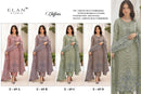 Elan E 69 Chiffon Heavy Embroidered Suit With Handwork & Cutworked Pakistani Suits
