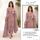 Elan E 69 Chiffon Heavy Embroidered Suit With Handwork & Cutworked Pakistani Suits