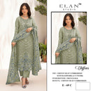 Elan E 69 Chiffon Heavy Embroidered Suit With Handwork & Cutworked Pakistani Suits