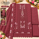 Motifz 5247 Crunchy Fabric Embroidered Khatli Work Designer Suit