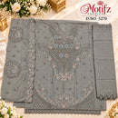 Motifz 5270 Chiffon Suit With Embroidery & Khatli Worked Pakistani Suits