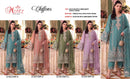 Motifz 5497 Chiffon Suit With Embroidery & Khatli Worked Pakistani Suits