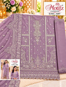 Motifz 5497 Chiffon Suit With Embroidery & Khatli Worked Pakistani Suits