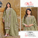 Motifz 5349 Chiffon Suit With Embroidery & Khatli Worked Pakistani Suits