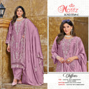Motifz 5349 Chiffon Suit With Embroidery & Khatli Worked Pakistani Suits