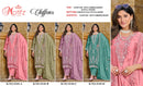 Motifz 5349 Chiffon Suit With Embroidery & Khatli Worked Pakistani Suits