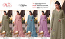 Motifz 5463 Chiffon Suit With Embroidery & Khatli Worked Pakistani Suits