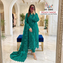 Shree Fabs 2163 Crystal Raga Chiffon Suit With Khatli Worked Readymade Pakistani Suits