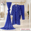 Shree Fabs 2163 Crystal Raga Chiffon Suit With Khatli Worked Readymade Pakistani Suits