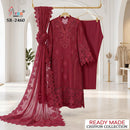 Shree Fabs 2163 Crystal Raga Chiffon Suit With Khatli Worked Readymade Pakistani Suits