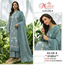 Motifz 5543 Elaf 4 Pure Cambric Cotton Suit With Embroidery Worked Pakistani Suits