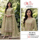 Motifz 5543 Elaf 4 Pure Cambric Cotton Suit With Embroidery Worked Pakistani Suits
