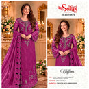Sofiya 160 Chiffon Suit With Heavy Embroidery Khatli Work & Boring Worked Pakistani Suits