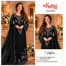 Sofiya 160 Chiffon Suit With Heavy Embroidery Khatli Work & Boring Worked Pakistani Suits