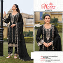 Motifz 2047 Ice Velvet Suit With Embroidery & Bits Worked Pakistani Suits