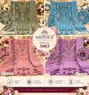 Motifz 5463 Chiffon Suit With Embroidery & Khatli Worked Pakistani Suits