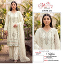 Motifz R 1541 Chiffon Suit With Embroidery & Khatli Worked Pakistani Suits