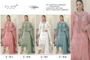 ELAN E 70 Chiffon Heavy Embroidered Suit With Handwork & Cutworked Pakistani Suits