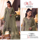 Motifz 5463 Chiffon Embroidery Khatli Work Designer Pakistani Suits