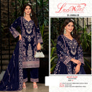 Liba Motifz R 10004 9000 Velvet Embroidered Khatli Work Designer Suits
