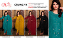 Motifz 5194 Crunchy Fabric With Embroidery & Khatli Work Suit Collection