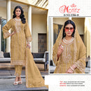 Motifz 5386 Gold Jacquard With Embroidery & Bits Work Suit Collection