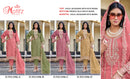 Motifz 5386 Gold Jacquard With Embroidery & Bits Work Suit Collection