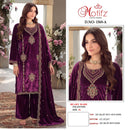 Motifz R 1569 Ice Velvet Embroidered Suit with Premium Bits Worked Pakistani Suits